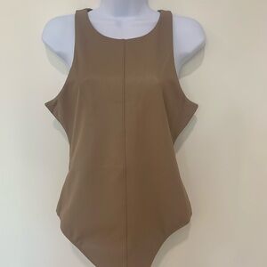 Good American Faux Leather Bodysuit Size 3 / L